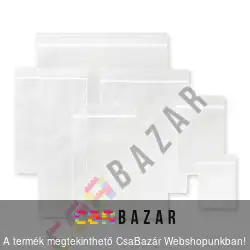 Símítózáras tasak 100db 180x250mm