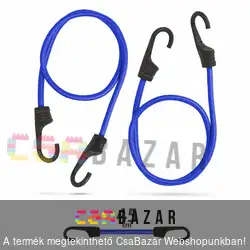 Professzionális gumipók szett - kék - 45 cm x 8 mm - 2 db / csomag