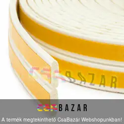 I-Profil öntapadós nyílászáró szigetelő 6m fehér 9 mm-es