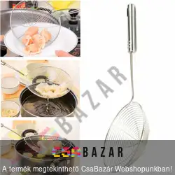Nyeles szűrő, sültkiszedő 19 cm