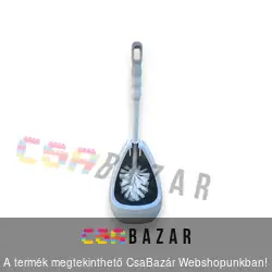 Körte alakú WC garnitúra gömb kefével