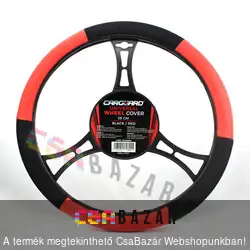 Kormányvédő - 38 cm csúszásmentes, piros - fekete