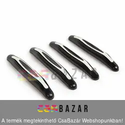 Univerzális ajtóélvédő - gumi, krómozott