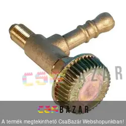 Gázcsap öntvény gázégőhöz
