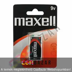 MAXELL 9V Cink elem