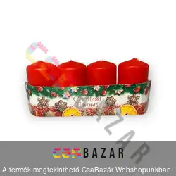 Adventi gyertya 4 db-os illatos Christmas Flavours