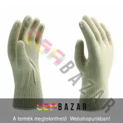 Fehér védő kesztyű 10-es méret