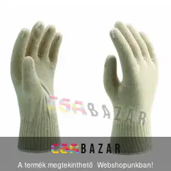 Fehér védő kesztyű 8-as méret