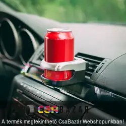 Autós italtartó szellőzőrácsra rögzíthető