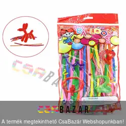 Hosszú lufi szett 100 db-os