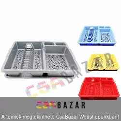 Edényszárító edénycsepegtető tálcával 46 x 36 cm