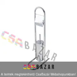 Wc papír tartó króm 80x30x16,5 cm