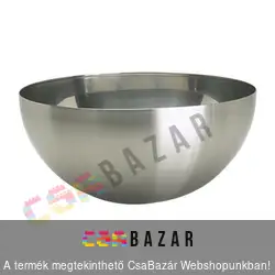 Habüst, keverőtál 19 cm - inox