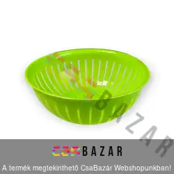 Műanyag tésztaszűrő 23 cm