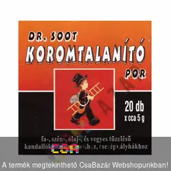 Koromtalanító égésjavító 250 gr. Dr. Soot