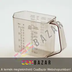 Mércés kancsó 1 L szögletes