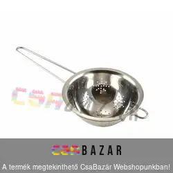 Rozsdamentes tésztaszűrő 20 cm