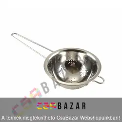 Rozsdamentes tésztaszűrő 22 cm