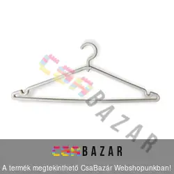 Műanyag forgófejes vállfa 47 cm - erős