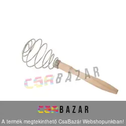 Fa nyelű rugós habverő