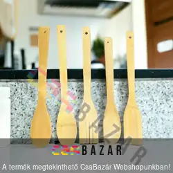 Bambusz fakanál készlet 5 db-os