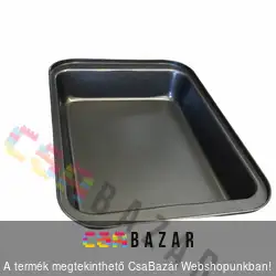 Teflon tepsi 42x28x5 cm