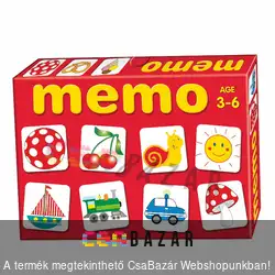 Memória társasjáték óvodás jelek