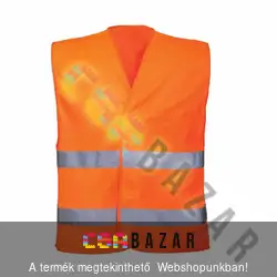 Láthatósági mellény narancs XL