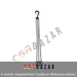 Függőcserép akasztó - antracit