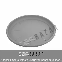 Virágcserép alátét 17cm-es antracit