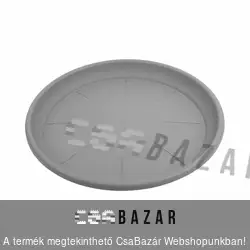 Virágcserép alátét 19cm-es antracit