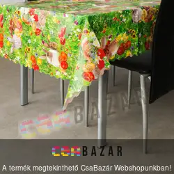 Húsvéti asztalterítő 100x140 cm viaszos vászon