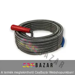 Csőtisztító spirál 10m