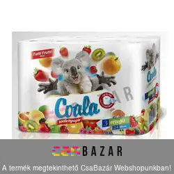 Coala 24db-os 3 rétegű WC Papír Tutti frutti illattal