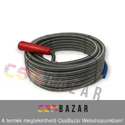 Csőtisztító spirál 5m