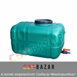 Tartály 150 l kerti zuhanyhoz