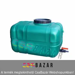 Tartály 280 l kerti zuhanyhoz