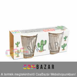 Rövid italos üvegpohár szett - 40 ml - 