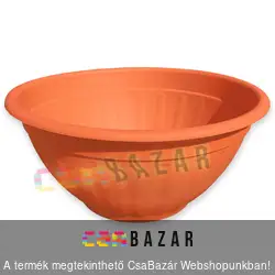 Virágkehely virágtál 55 cm alj nélkül terrakotta