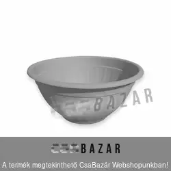 Virágkehely virágtál 40 cm alj nélkül antracit