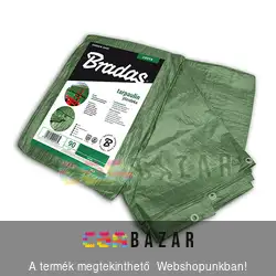 Takaróponyva 5x6 m 90gr/m2 zöld