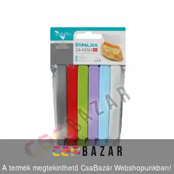 Zacskózáró tasakzáró csipesz 6 db-os