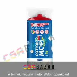 Felmosófej Pamut 350 gr Bonus Expert piros Horeca - HACCP