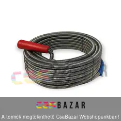 Csőtisztító spirál 3m