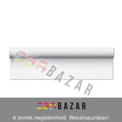 Asztalterítő papír 120 cm x 50 m eldobható - fehér