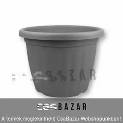 Virágcserép 26cm-es antracit