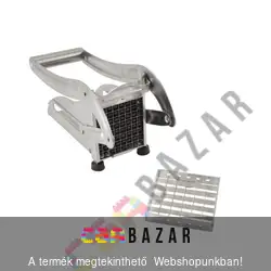 Hasábburgonya szelő, vágó fém