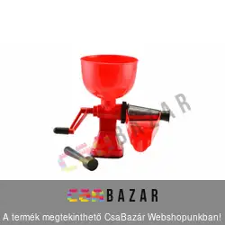 Paradicsom passzírozó vákumos rögzítésű