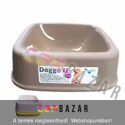 Műanyag kutyatál szögletes 1,5 L