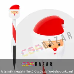 Led-es szolár lámpa - mikulás